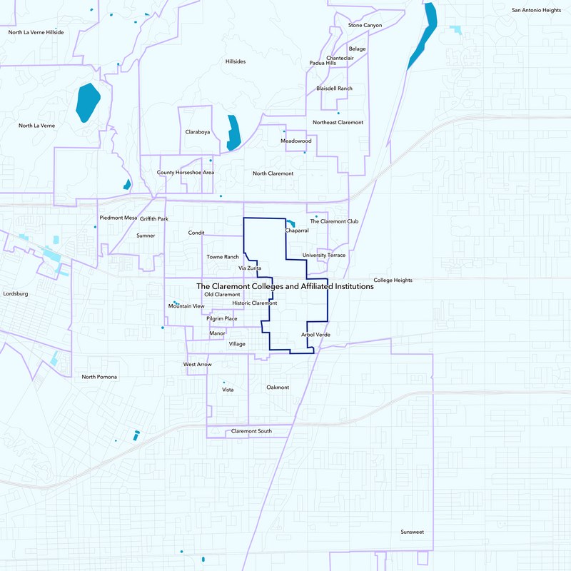 The Claremont Colleges and Affiliated Institutions, Claremont CA